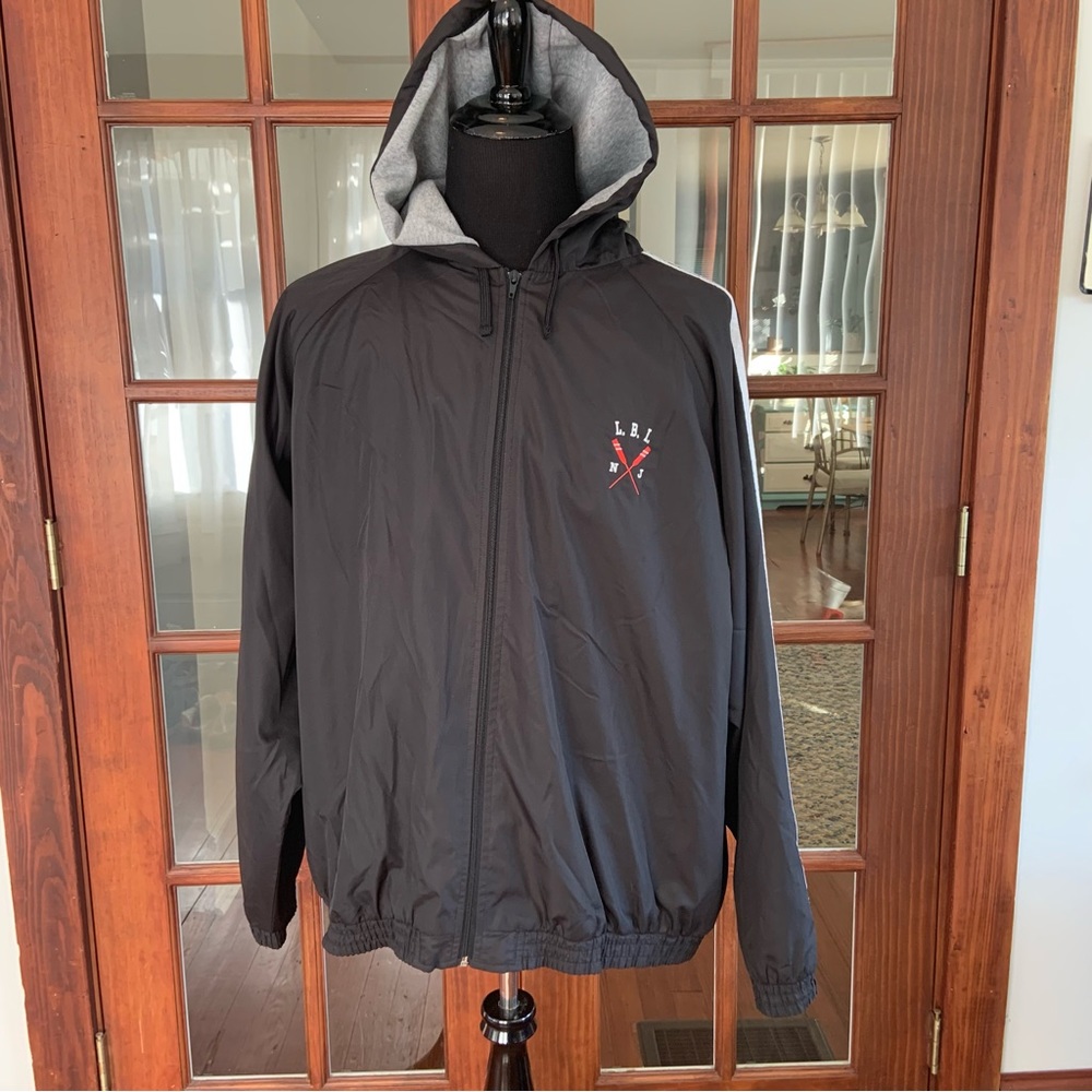 L.B.I NJ Hooded Lined Windbreaker